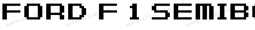 Ford F 1 Semibold字体转换